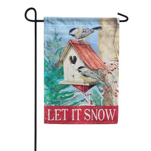 EB Garden Flag - Red Roof Birdhouse