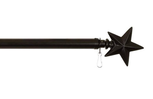 EB Flag Pole - Black Star 60"