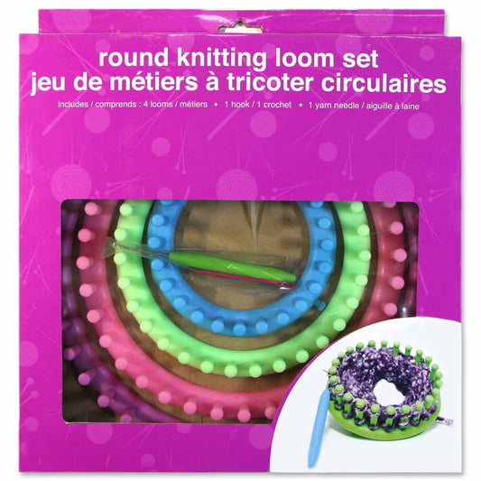 Knitting Loom Set Round 4pc. 8504000