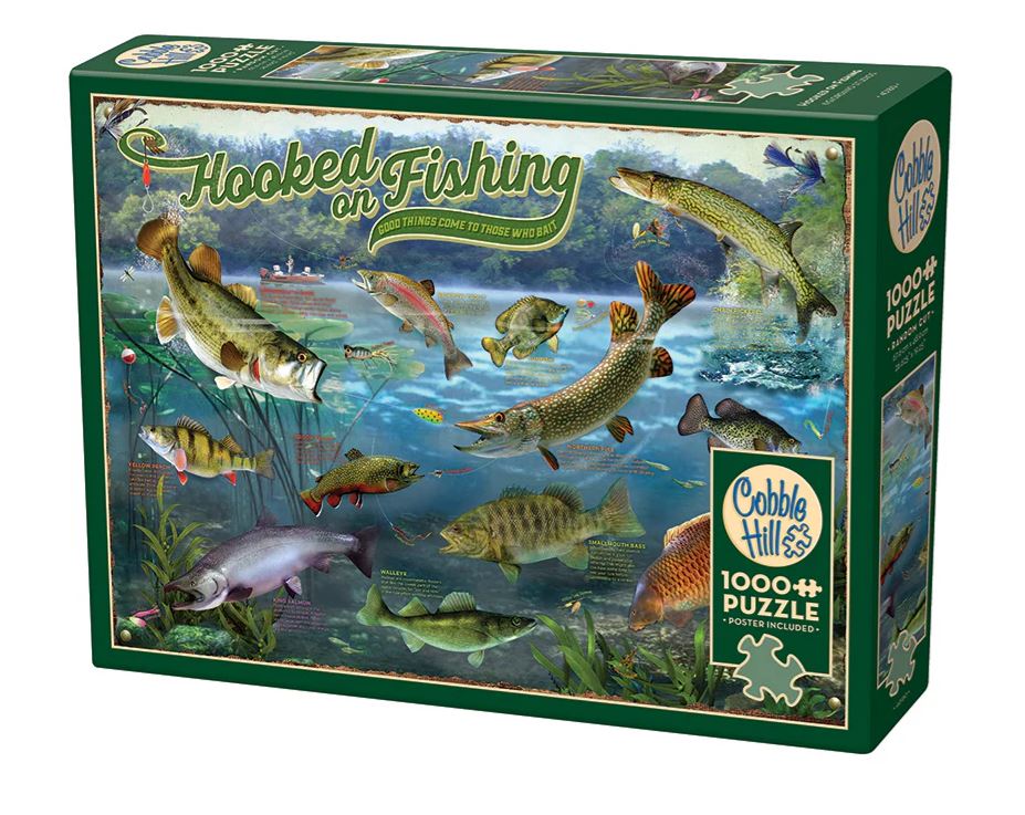 Puzzle 1000pc - Hooked On Fishing 40180