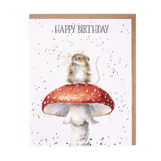 Wrendale Card - Birthday Mouse