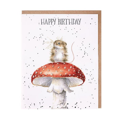 Wrendale Card - Birthday Mouse