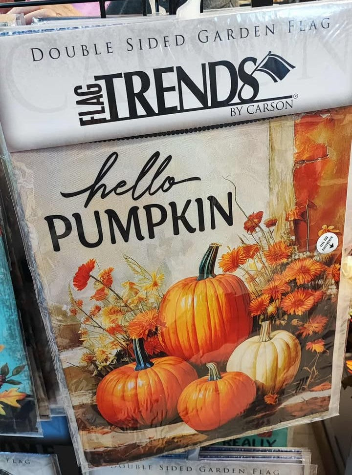 EB Garden Flag - Hello Pumpkin Steps