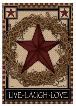 *EB Lg Flag - Star Wreath