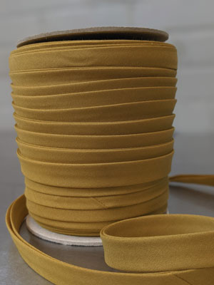 Polycotton Bias Tape Mustard 71 - 13mm