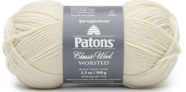 Patons Classic Wool Worsted 100g - Aran 00202