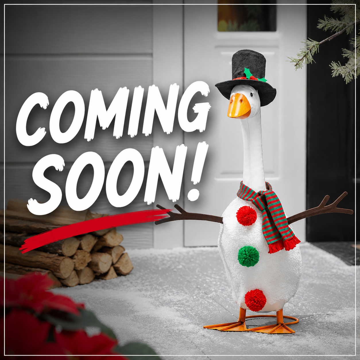 EE Porch Goose Outfit - Snowman