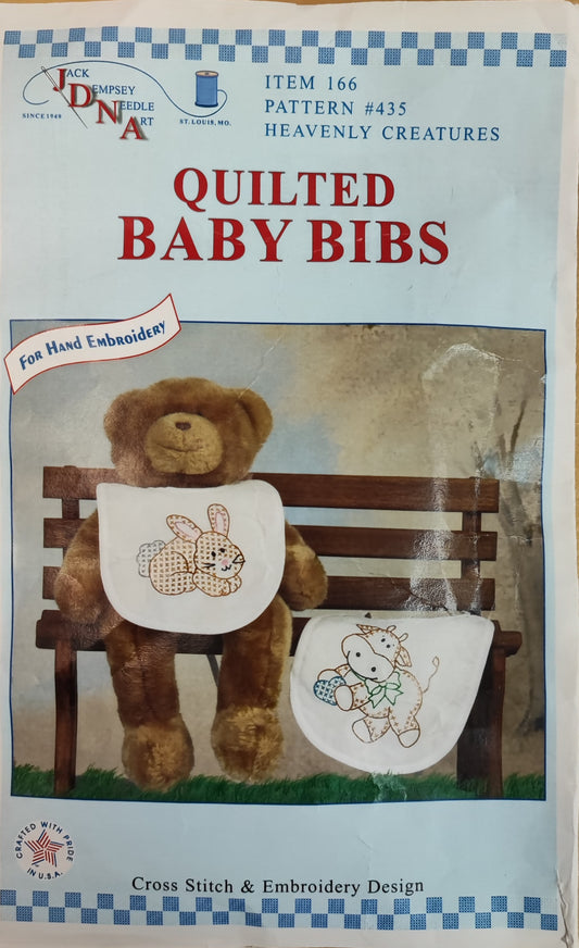 *Quilted Baby Bibs-Heavenly Creatures