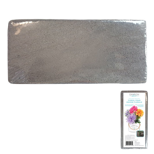 DD Dry Floral Foam Grey 9"