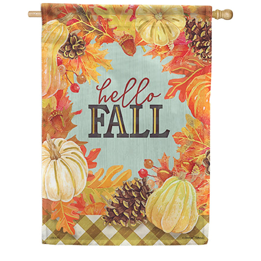 EB Lg Flag - Fall Frame