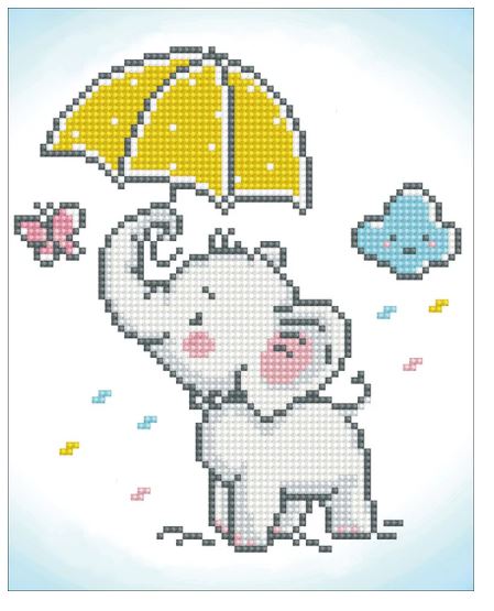 Diamond Dotz - Baby Brollie Beginner DD3.028