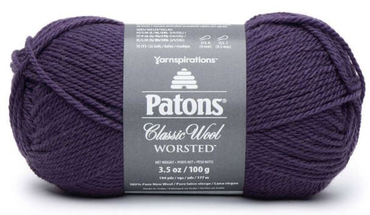 Patons Classic Wool Worsted 100g - Purple Night 77782