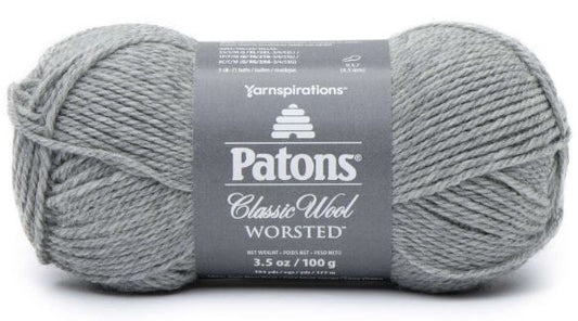 Patons Classic Wool Worsted 100g - Grey Mix 00224