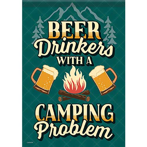 *EB Garden Flag - Camping Problem