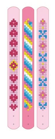 Diamond Dotz - Bracelets X 3 Pinks Dotzies DTZ11.008