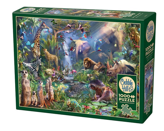 Puzzle 1000pc - Into The Jungle 40187
