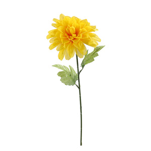 DD Dahlia Stem Yellow 64cm