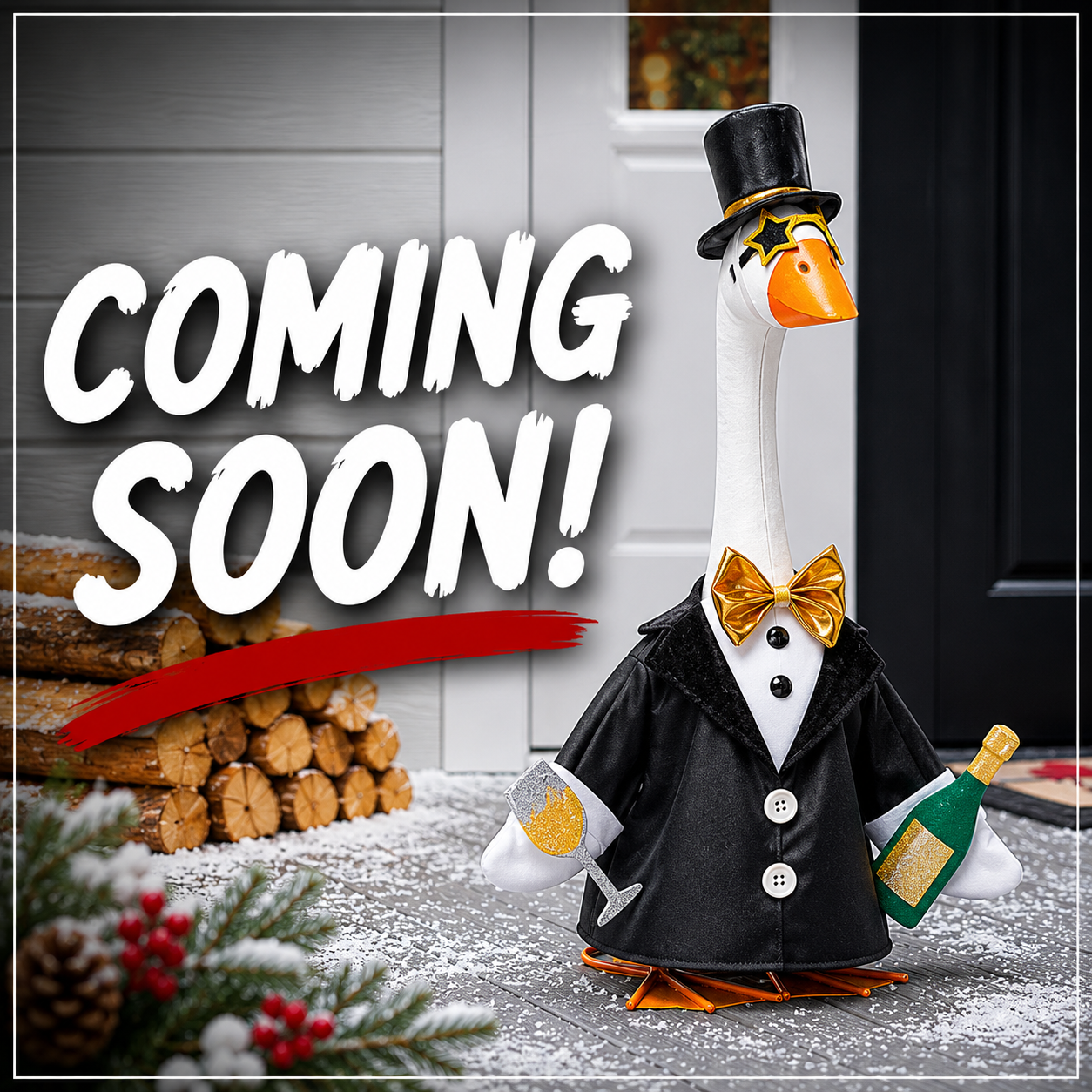 EE Porch Goose Outfit - Happy New Year Suit