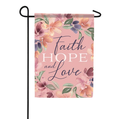 EB Garden Flag - Fath, Hope, Love
