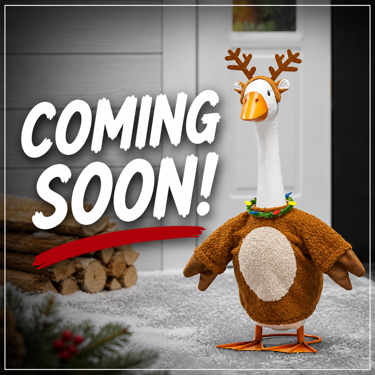 EE Porch Goose Outfit - Reindeer