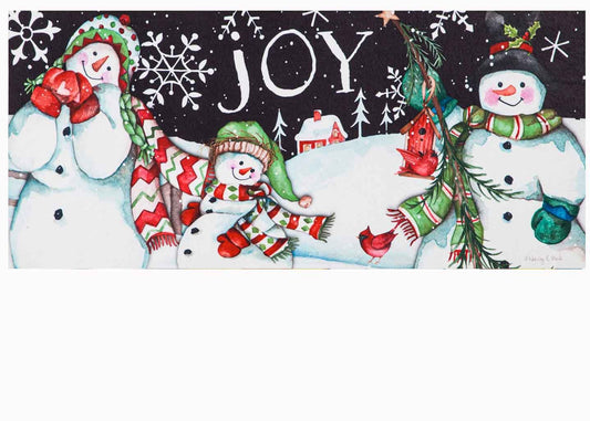 Sassafras Insert - Christmas Snowman Textured