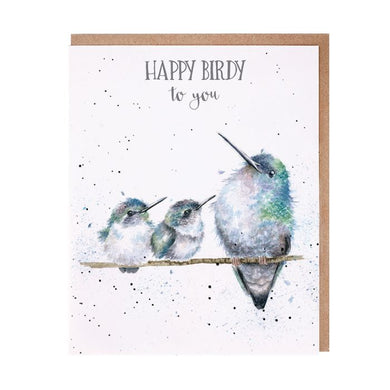 Wrendale Card - Happy Birdy