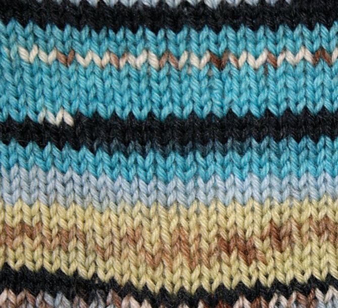 Patons Kroy 50g - Turquoise Jacquard 55201