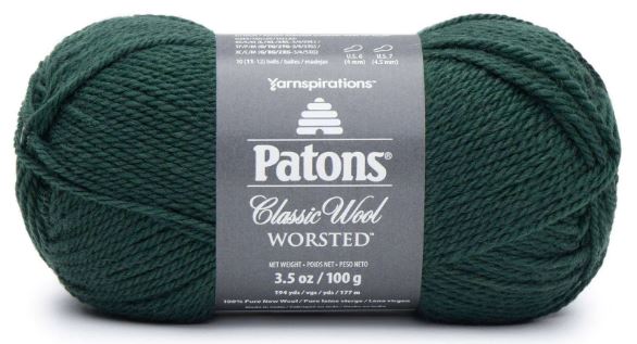 Patons Classic Wool Worsted 100g - Pine 77765