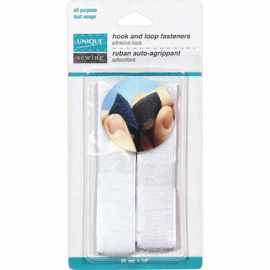 Unique Hook & Loop Fastener White 3031300