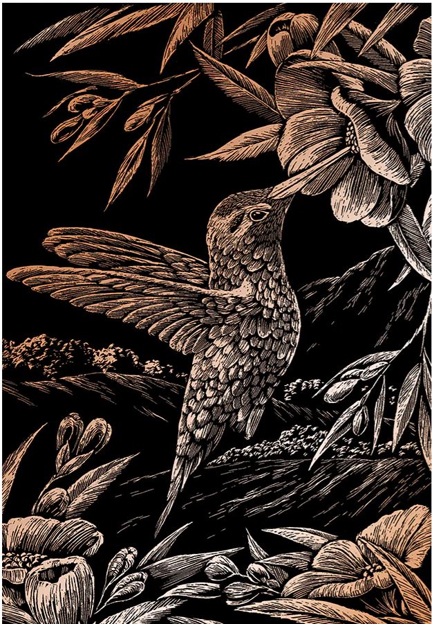 EGR Art Copper - Hummingbird Sm