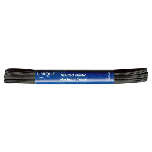 Unique Braided Elastic 3mm Black 2843031
