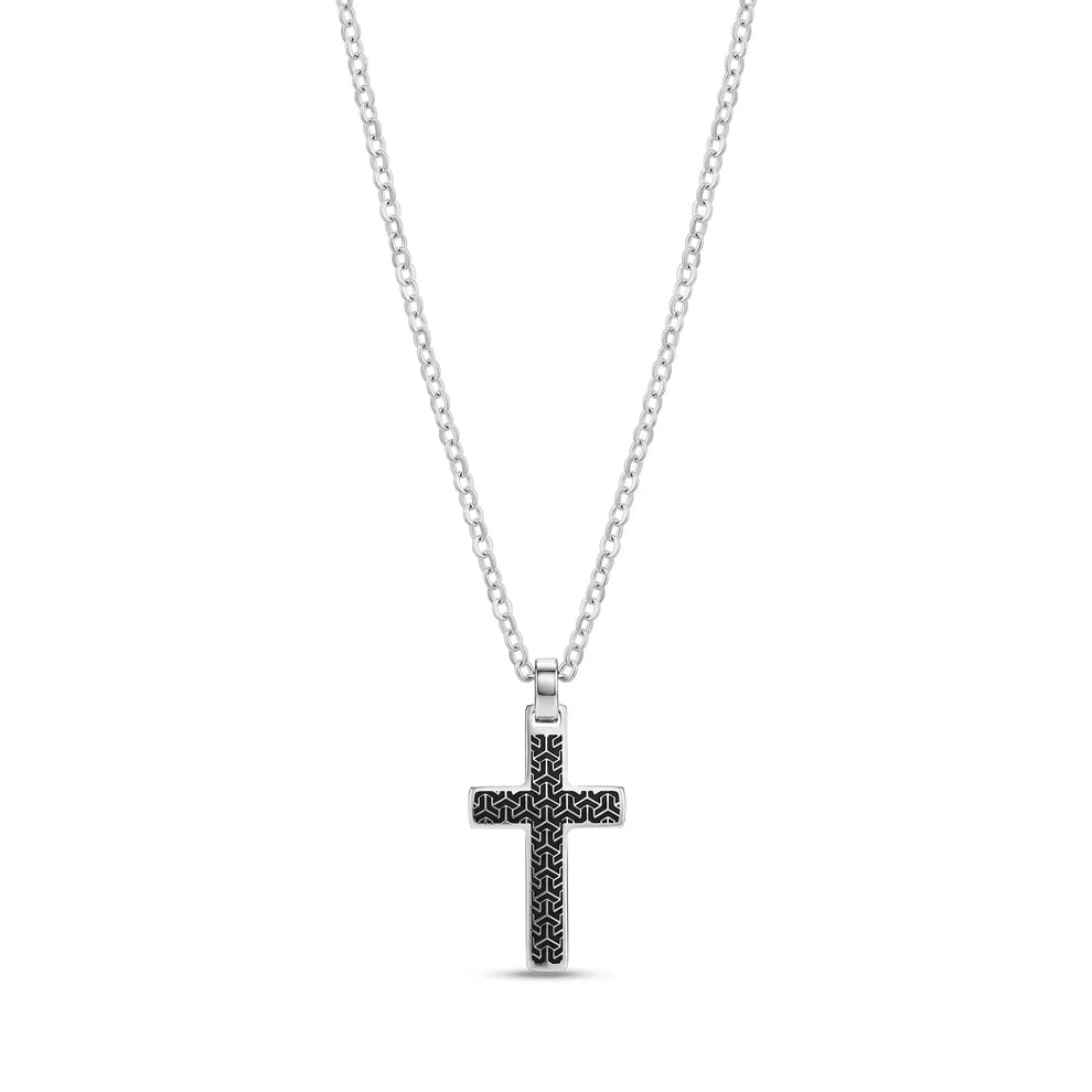 ARZ Pendant - Detailed Black Cross