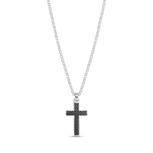 ARZ Pendant - Detailed Black Cross