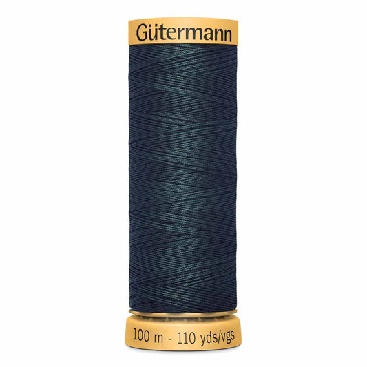 Gut Cotton Thread 100m - Dark Green 8080