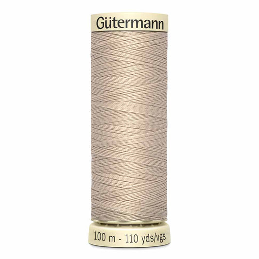 Gut Poly Thread 100m - Sand 506