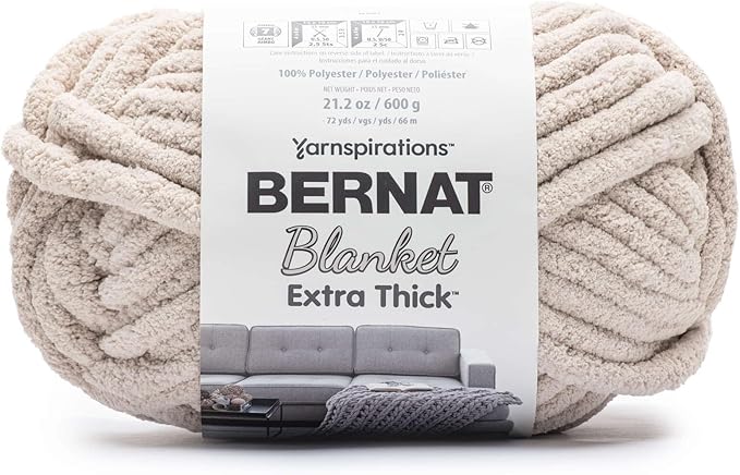 Bernat Blanket Extra Thick 600g - Oatmeal 62016