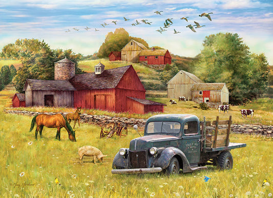 Tray Puzzle 35pc - Blue Truck Farm 58890