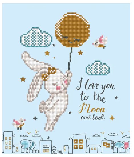 Diamond Dotz - Love You To The Moon And Back DD5.058