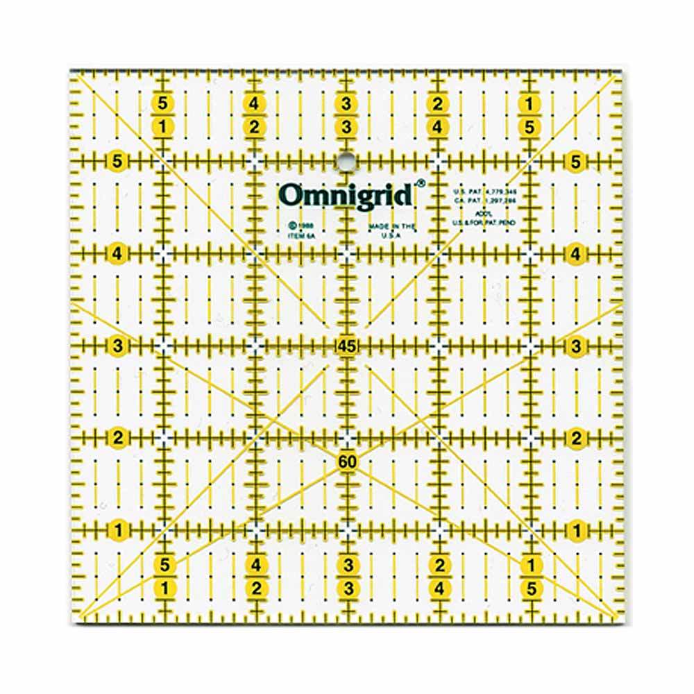 OmniGrid Ruler 6"x6" R6A