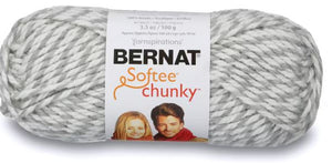 Bernat Softee Chunky 100g - Grey Ragg 28047