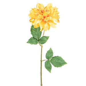 DD Dahlia Stem Yellow 64cm