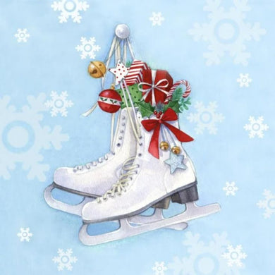 EB Garden Flag - Christmas Skates