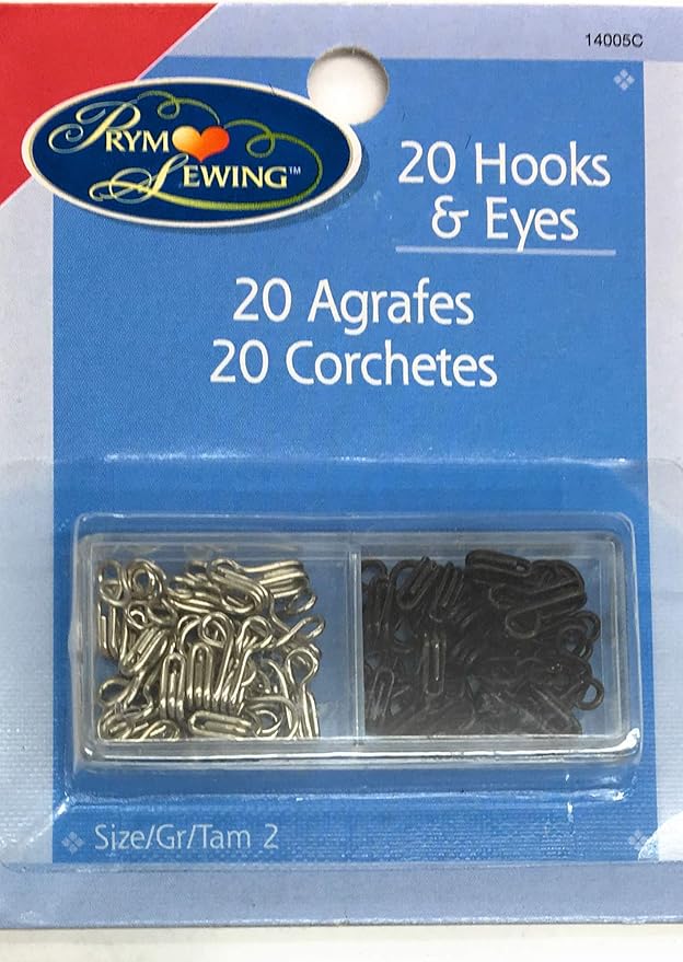 Prym Hook & Eye #2 20ct 14005C