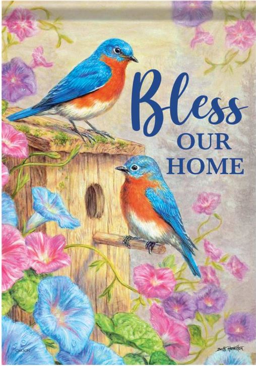 EB Large Flag - Bless Our Home 54760