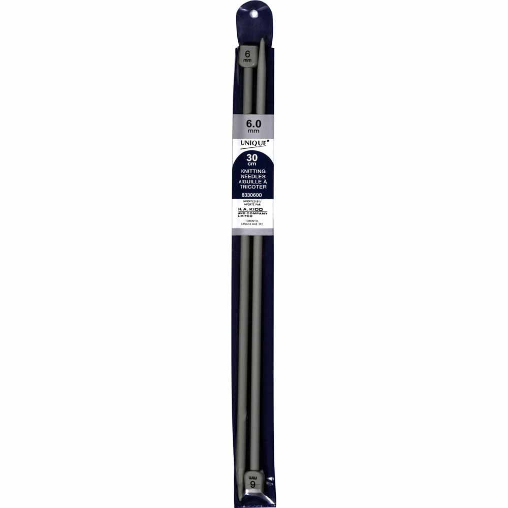 Unique Single Knit Needle 6.0mm 30cm 8330600