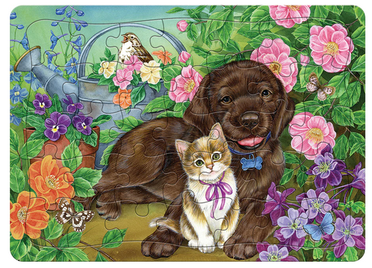 Tray Puzzle 35pc - Calico and Chocolate 58916