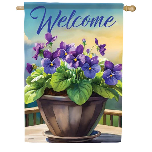 EB Lg  Flag - Sunkissed Violets