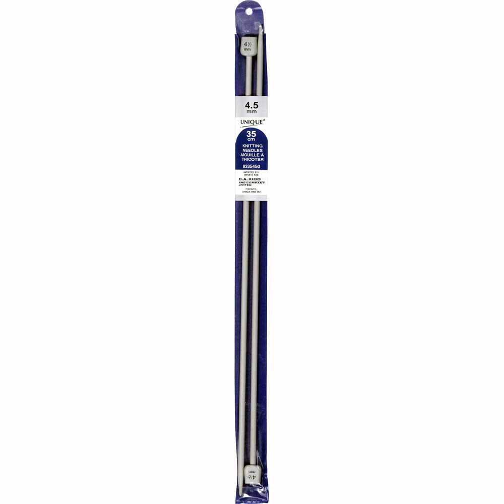 Unique Aluminum Single Point Knit Needle 4.5mmX35cm 8335450