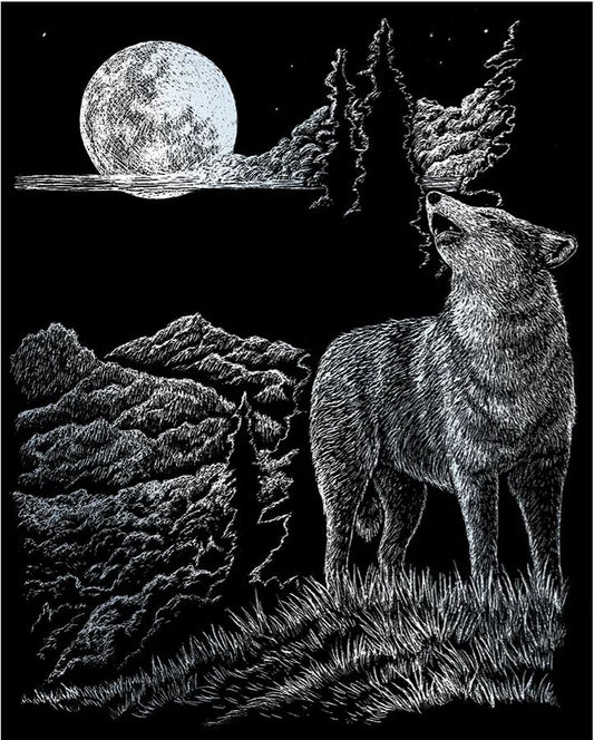 EGR Art Silver- Wolf Moon