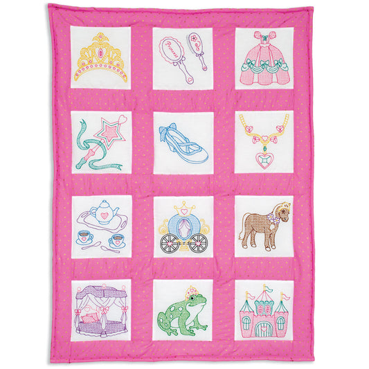 9" Theme Quilt Block - Princess 889